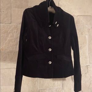 Michael Kors Velvet Black Jacket EUC—Medium